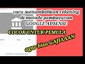 cara menambahkan metode pembayaran di google adsense dan cara memasukkan rekening di google adsense