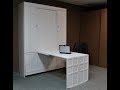 FLW Murphy Bed and Hidden Desk