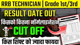 RRB Technician Grade 3 Answer Key \u0026 Cutoff 2024,RRB Technician Result Out |ZONE WISE CUT OFF 2025