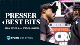 It's Getting Heated! 😤 Errol Spence Jr. & Terence Crawford Presser Best Bits 😮‍💨 #SpenceCrawford