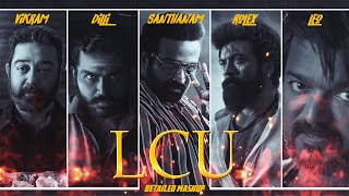 LCU  - Detailed Mashup | LEO, Vikram , Kaithi | Lokesh Kanagaraj | Cinematic creative media