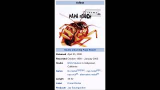 (instr.) "Last Resort" Papa Roach