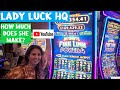 How much does LADY LUCK HQ make on YouTube?