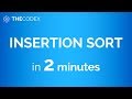 Data Structures and Algorithms: Learn Insertion Sort in 2 minutes!