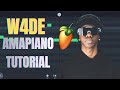 How To Make Amapiano Like W4DE [SGIJA] From Scratch | FL Studio Mobile 