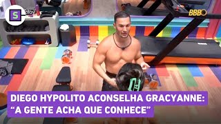 BBB 25: Diego Hypólito aconselha Gracyanne sobre BRIGAS da casa! Entenda!