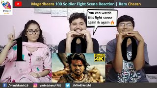 Magadheera 100 Soldier Fight Scene Reaction | Ram Charan Fight Scene Reaction | Magadheera Scene