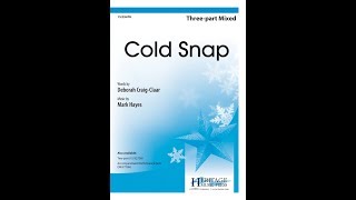 Cold Snap (Three-part Mixed) - Mark Hayes