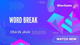 Word Break Problem in Java | Dynamic Programming Explained with Code Comments | Leetcode 139