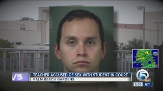 Bond set for arrested teacher
