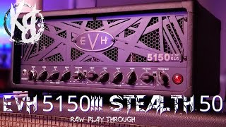 EVH 5150 III 50S Stealth - Raw Thrash Metal Riffs and Playthrough