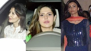 Salman Khan's GIRLS @ Eid Party | Sangeeta Bijlani, Zarine Khan, Daisy Shah