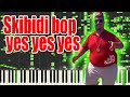 Skibidi Bop Yes Yes Yes but it's MIDI (Auditory Illusion) | FIKI - CHUPKI V KRUSTA Piano sound