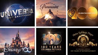 Movie Studios 100th Anniversary Logos Collection