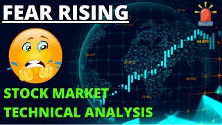 FEAR RISING! Stock Market Technical Analysis | S&P 500 TA | SPY TA | QQQ TA | DIA TA | SP500 TODAY