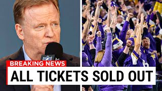 The NFL Are OVERWHELMED By Ticket Sales In Germany..
