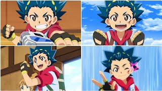 All First Appearances of Valt Aoi in Beyblade Burst Seasons 1-7