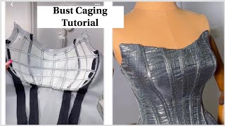 Bustier Caging Tutorial | How to cage a bustier and Corset