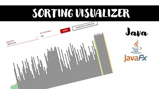 Sorting Algorithm Visualizer Project in JAVAFX | Tutorial coming soon !