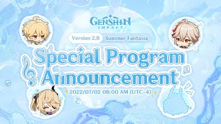 Siap" Redeem Code 🤣 Jadwal Special Program Live Streaming v2.8 Genshin Impact