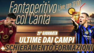 CONSEGNA FORMAZIONI FANTACALCIO 21° GIORNATA: FANTAPERITIVO COL CANTA