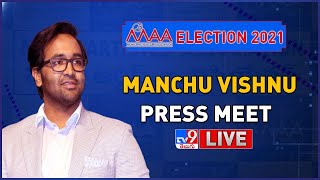 Manchu Vishnu Press Meet LIVE | MAA Elections 2021 - TV9