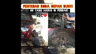 cara ganti bearing roda depan mobil ||  @bengkelmobilpanggilan mitsubishi pajero sport​