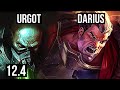 URGOT vs DARIUS (TOP) | 6 solo kills, 1.4M mastery, 15/3/7, 500+ games | EUW Diamond | 12.4