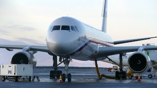 Rossiya Tu-214 RA-64521 on stand at Oulu EFOU