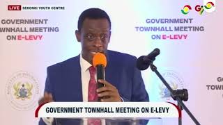 Gov’t. Townhall Meeting On E-Levy: Hon.  Kwabena Okyere Darko Mensah Full Speech