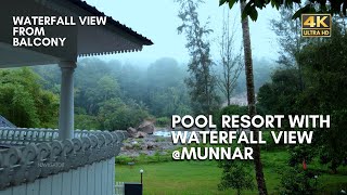 Waterfall View Balcony Villa In Munnar | Pool Resort | Privacy Villa | Vlog#55