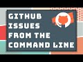 Manage GitHub Issues From The Command Line Using GitHub CLI // GitHub CLI Tutorial