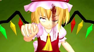 Touhou MMD - Flandre mata a Aunn