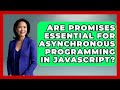 Are Promises Essential for Asynchronous Programming in JavaScript? | JavaScript Toolkit News