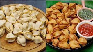 Super Crispy Flower Samosa Recipe | Flour Potato Snacks Recipe | Corner Cooks