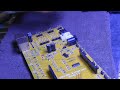 removing 16 pin so 16 ic from pcb with soldering iron so16