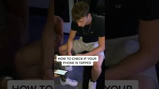 HOW TO CHECK IF YOUR PHONE IS TAPPED 😵 #shorts #viral