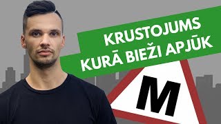 Krustojums, kurā kursanti bieži apjūk un nezin, kur nogriezties