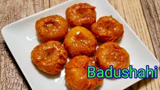 బాదుషా ఈ 3 ఇంగ్రిడిఎంట్స్ తో /Badhushahi recipe/Badusha sweet recipe