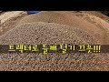 트렉터로 들깨털기 2021