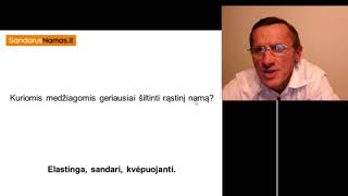 Kokiomis medžiagomis geriausiai šiltinti rąstinį namą?