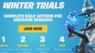 Winter Trials FREE Rewards - Fortnite Season 5 Chapter 2