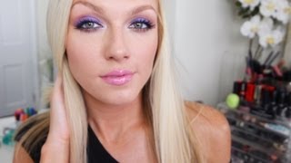 EASY Purple Makeup Look ♡