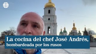 Un misil ruso alcanza la cocina del chef José Andrés en Jarkov y deja cuatro heridos