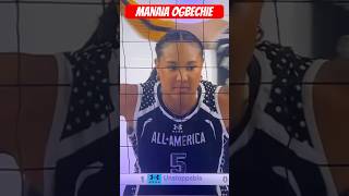 Manaia Ogbechie Slide Kill Attack 2025 Under Armour All-American Game Nebraska Husker Volleyball