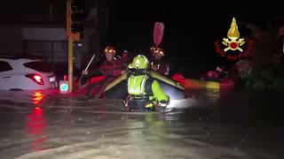 Tres muertos, varios desaparecidos y miles de evacuados en las inundaciones de Italia