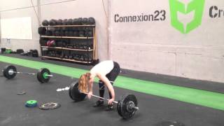 Clean \u0026 Jerk: 70 x 3 reps by Alma Rosager Freiesleben