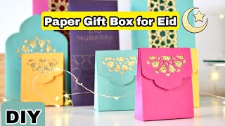 DIY Paper Gift Box For Eid | Gift Ideas For Eid |Eid Decoration Idea 2023 | Ramadan Decoration Idea