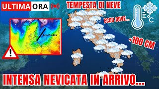 Meteo Italia: Arriva la Tempesta Polare! Gelo Siberiano e Neve Eccezionale su Tutto il Paese