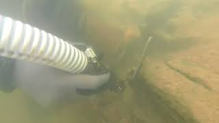 Crevice Blaster on Bedrock - River Dredging in Georgia!!